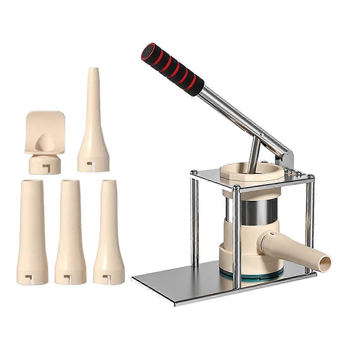 5 in 1 Horizontal Type Sausage Meat Stuffer Homemade Kitchen Meat Sausage Maker Tools Sausage Filler