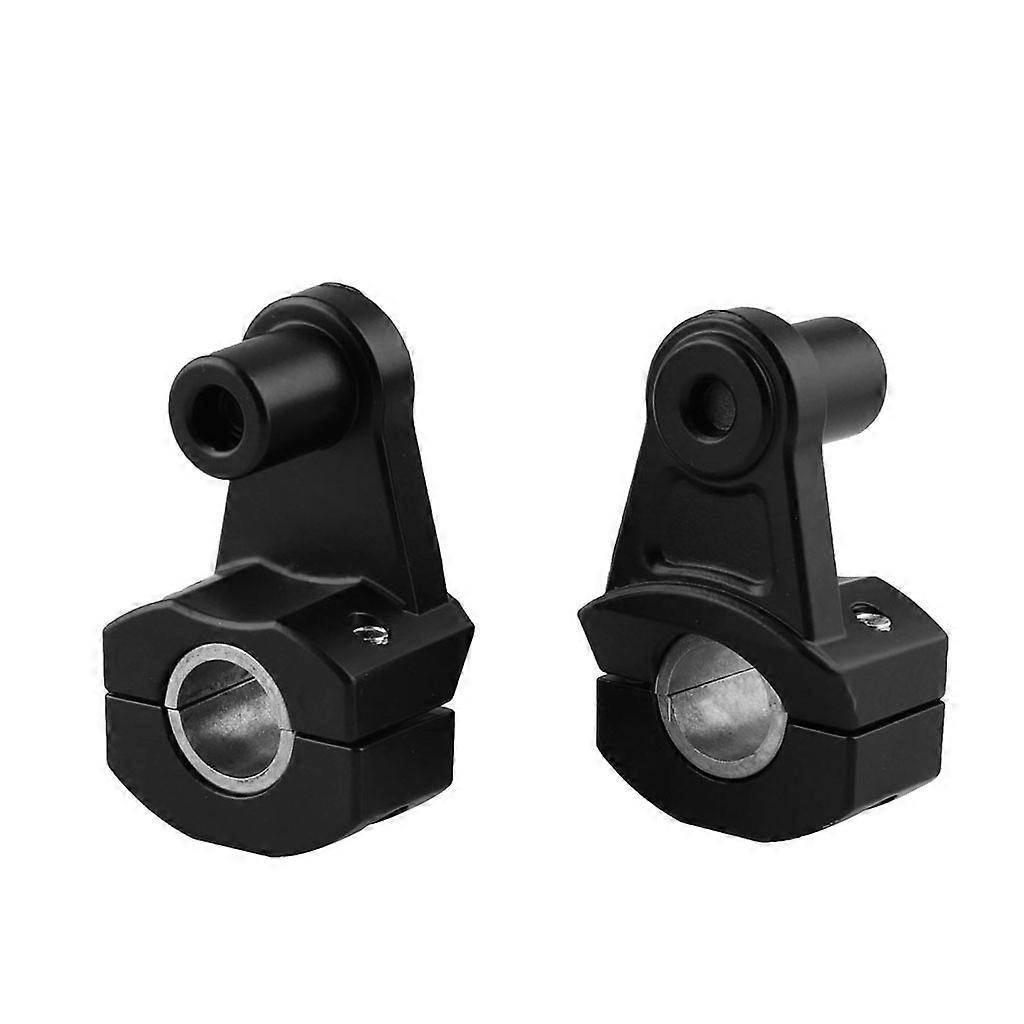 Motorcycle Handlebar Riser 22mm 28mm  Drag Handle Bar Clamp Extend Adapter  Black