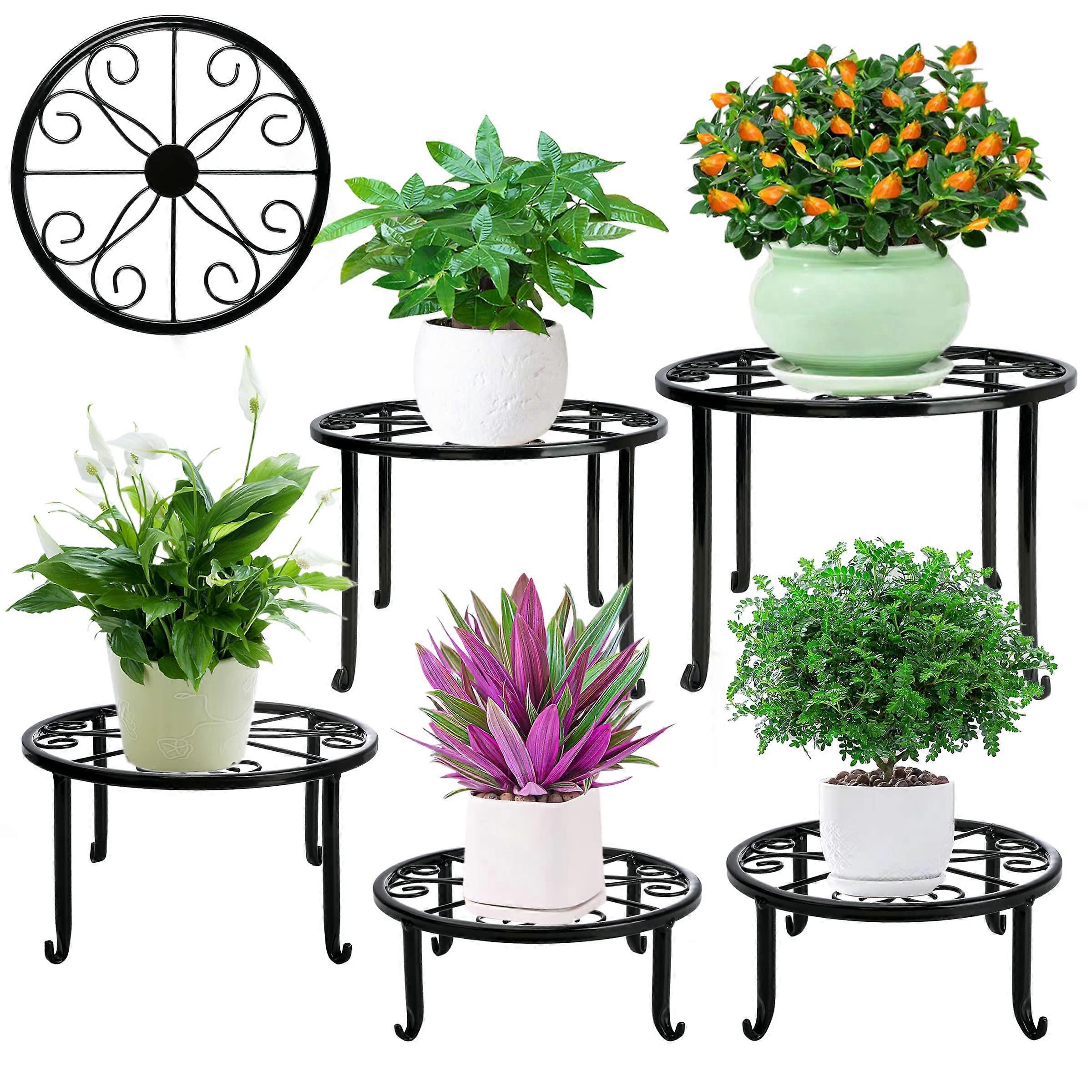 5 Pack Plant Stand for Indoor Outdoor Use
