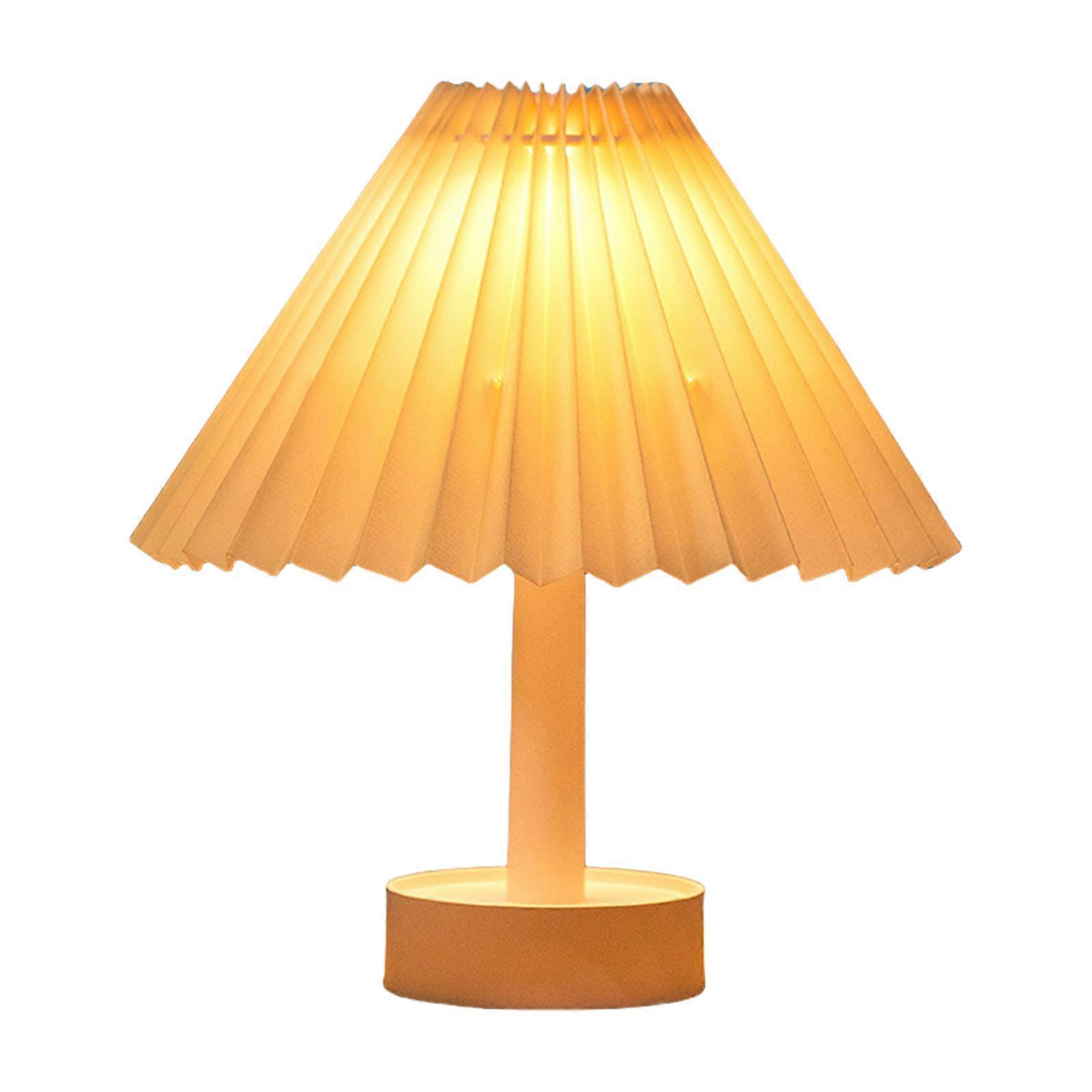Pleated Table Lamp with Adjustable Brightness for Home Decoration and Comfortable Reading Elegant