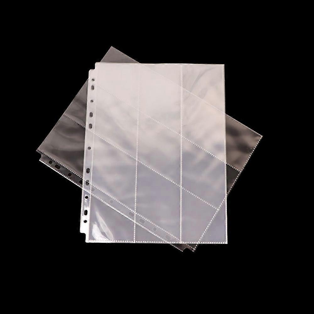 30 pack A4 for A4 2/3/4 ring binder, transparent postcard sleeves