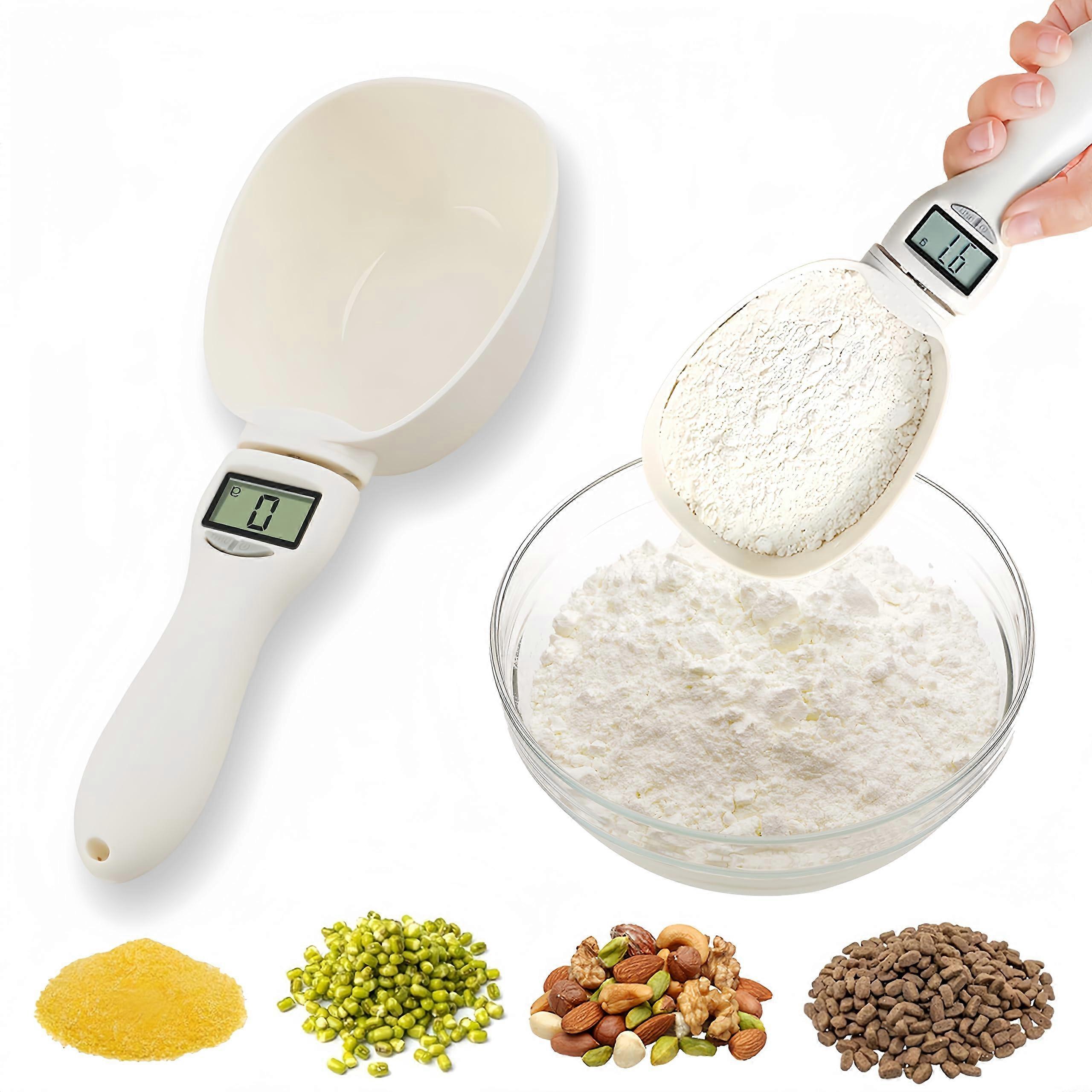 Food Measuring Scoop Scale 800g/0.1g Digital Spoon With LCD Display, Electronic Kitchen Measuring Tool, 1 Pc