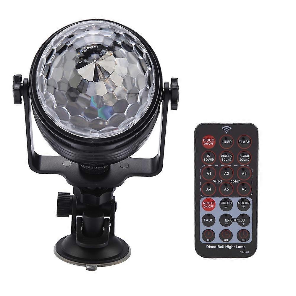 5V 9W RGB LED Mini Rotatable Sound Control USB Stage Light for Party DJ Disco