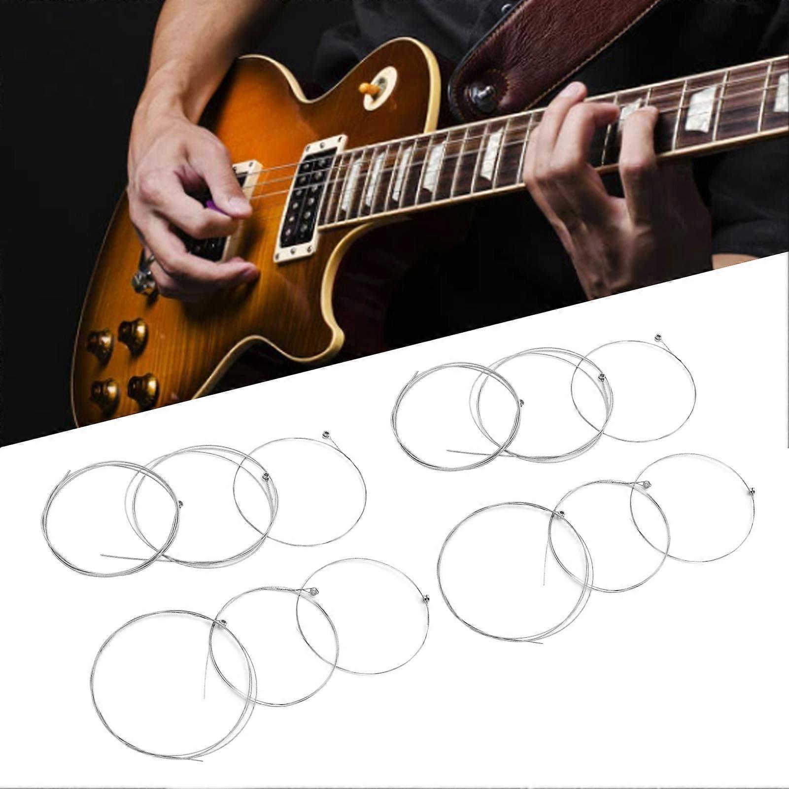 2 Set E203 Metal Electric Guitar Strings Replacement Accessories