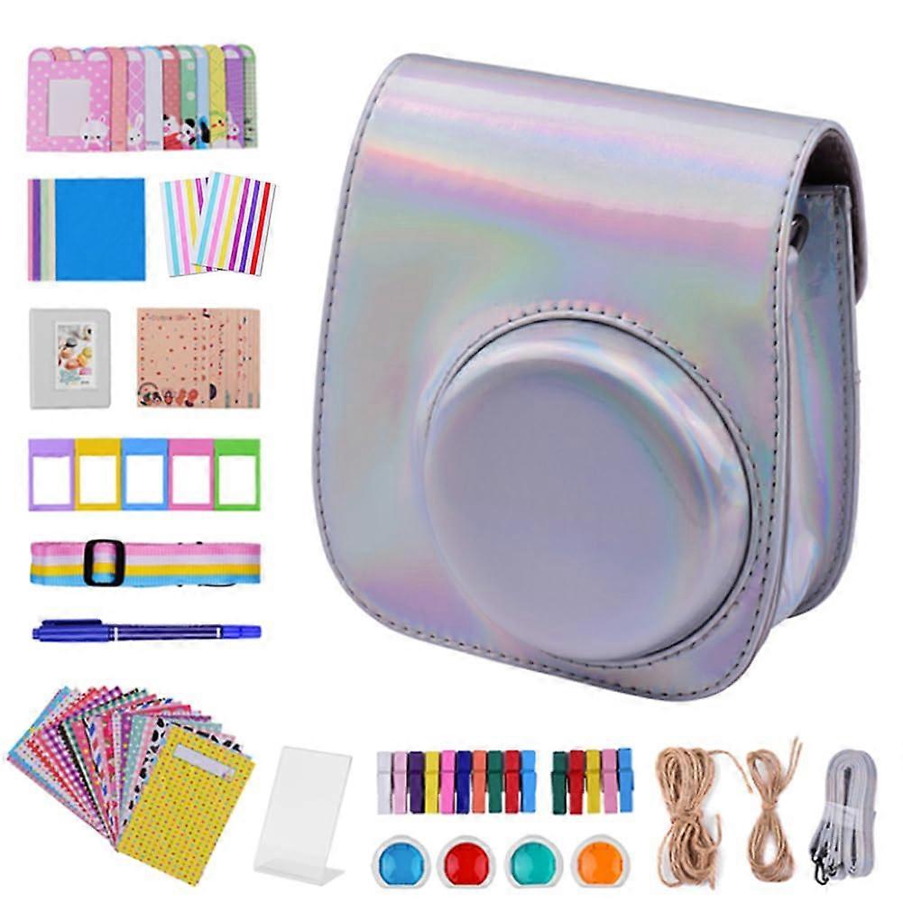 Accessories Kit for Fujifilm Instax Mini 12/11/9 Instant Camera Case, 12 in 1 Instant Camera Accessories Bundle
