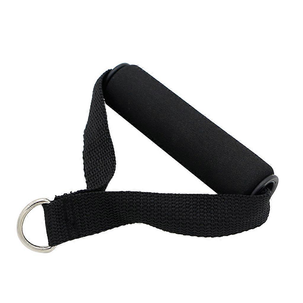 D-ring Spring Pull Rope Cable Bar Elastic String Foam Handle Fitness Equipment Lightweight