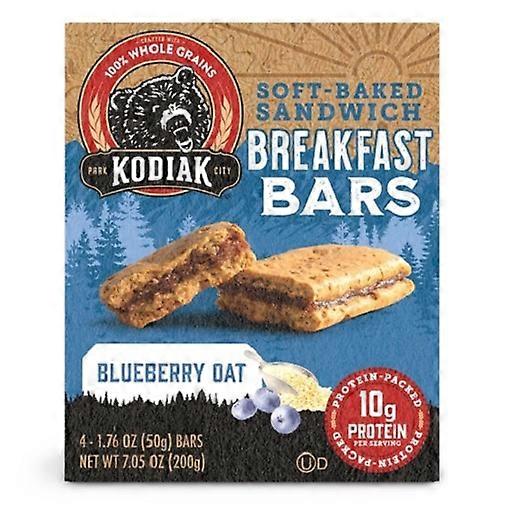 Kodiak Soft Backed Sandwich Breakfast Bars Blueberry Oat