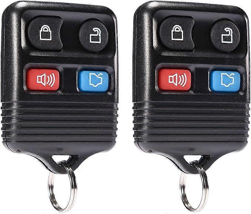 Keyless Entry Remote Control - Car Key Fob 4 Button Clicker Transmitter