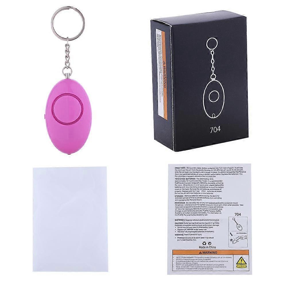Personal Safety Alarm Keychain 120dB Emergency Self Defense Device for Women Kids Students Elderly with LED Light