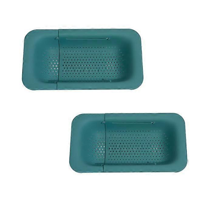 Vegetable and Fruit Draining Baskets (green 2 pieces)