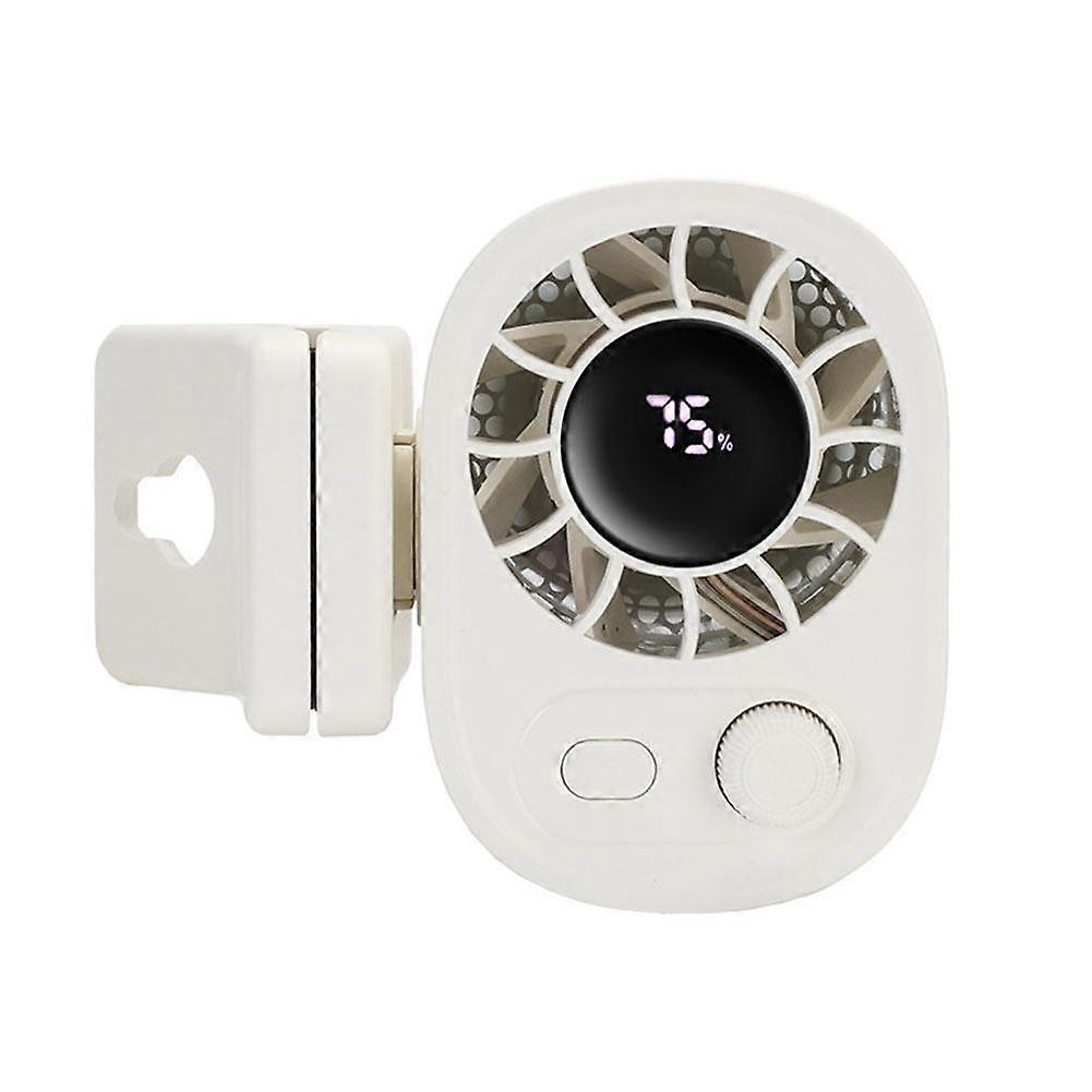 Portable Mini Desk Fan, Rechargeable Battery Powered Small Stroller Fan