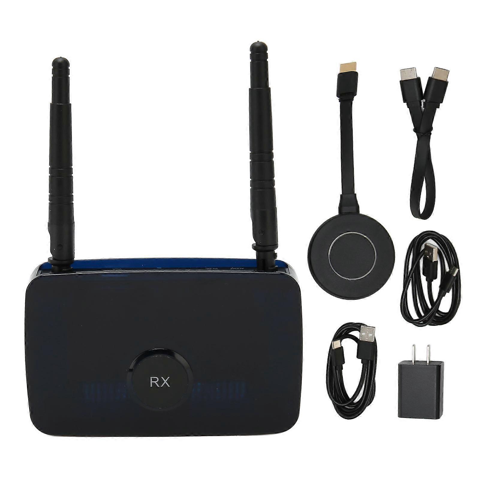 HD Multimedia Interface Transmitter Receiver Plug and Play Wireless AV Extender Kit for Laptop PC TV Projector