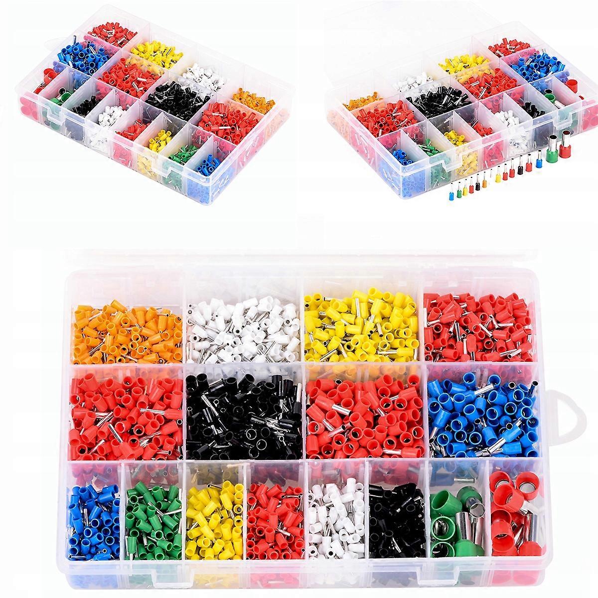 2120 Pcs Copper Insulation Tips Shrink Wire Cold Crimp Connector