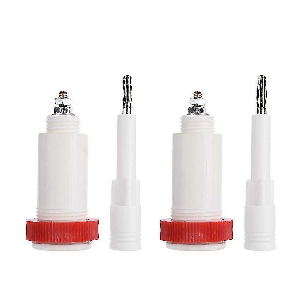 2 Pairs of 4 mm Banana 10Kv -30Kv High Voltage Connector Plug and Socket Power Supply Test Instrume