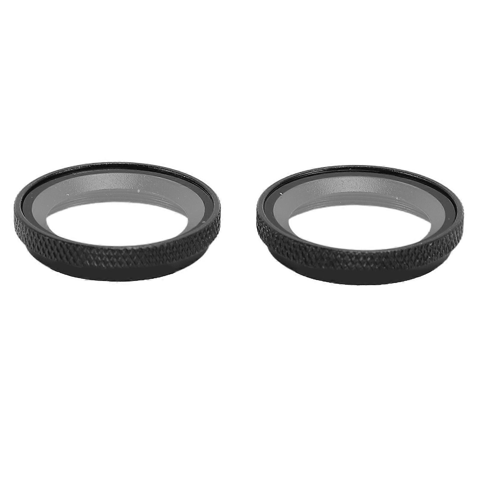 2pcs UV Filter for GO 3S Vlogging Camera Waterproof Oilproof Scratch Resistant Lens UV Filter with Storage Case Photography Accessories