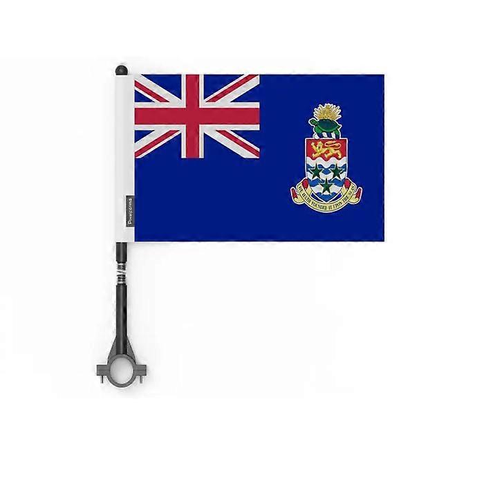 Cayman Islands Bicycle Flag in Polyester – 14 x 21 cm – Cycling Flag – 5 pieces