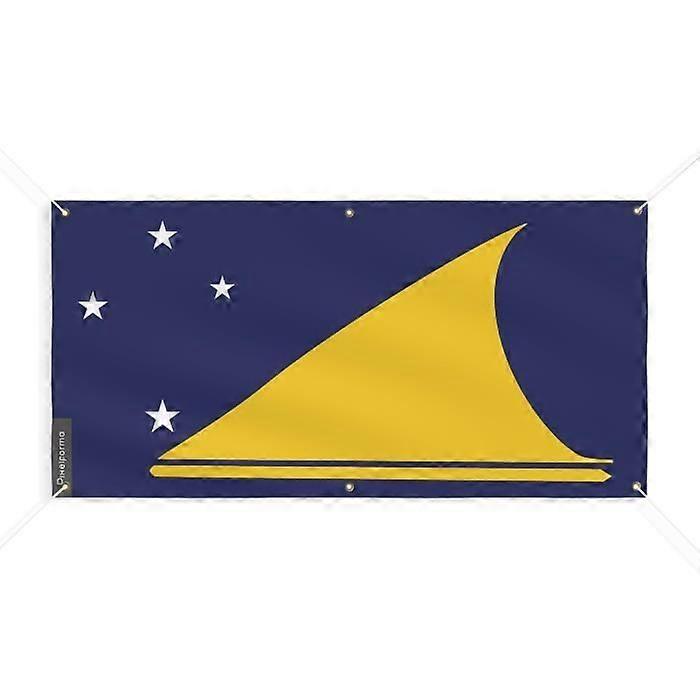 Tokelau Flag Banner 6 Grommets 40x80cm Polyester