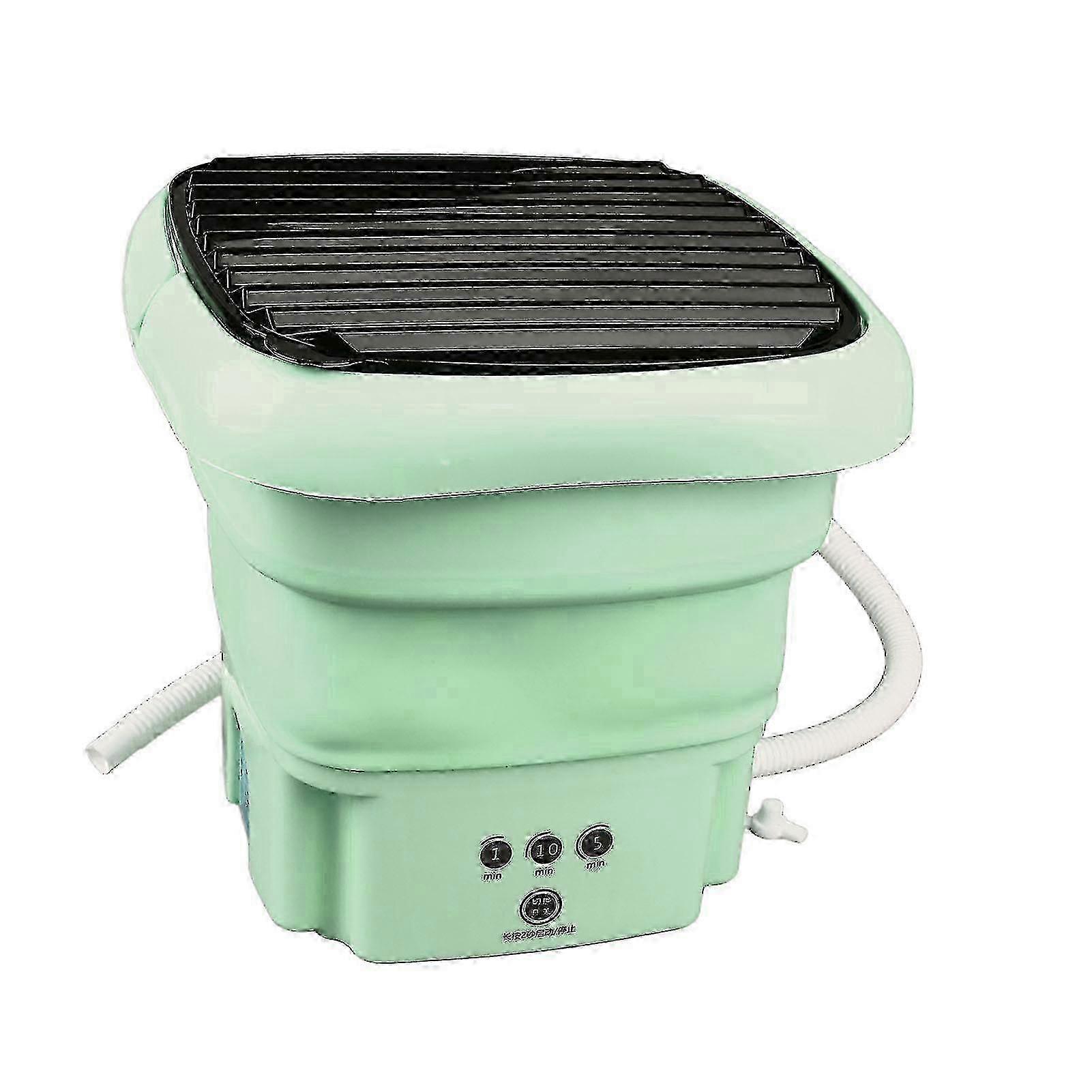 작은 공간을 위한 타이밍 기능이 있는 휴대용 접이식 8L 방수 미니 세탁기