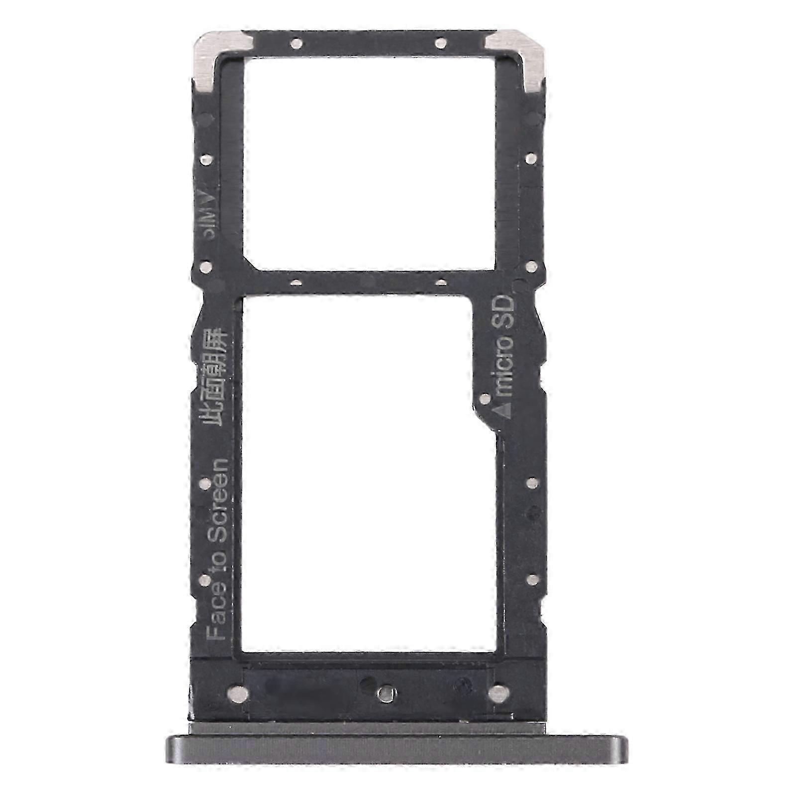 For Lenovo Tab M10 Tb-x606f Tb-x606x Sim Tray + Micro Sd Tray (black)
