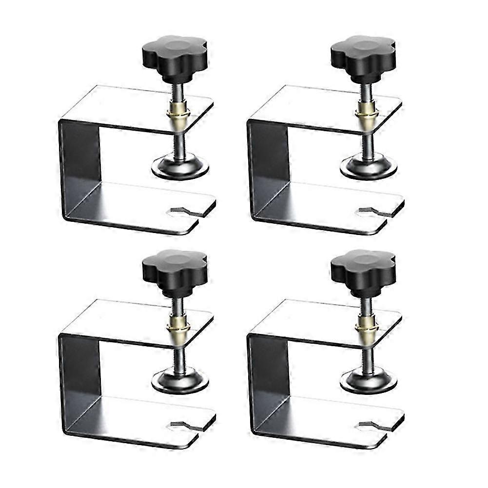 Cabinet Hardware Jig, 4 Pack C Clamps for Drawer Front Installation, Cabinet Framing Clamps for Tab