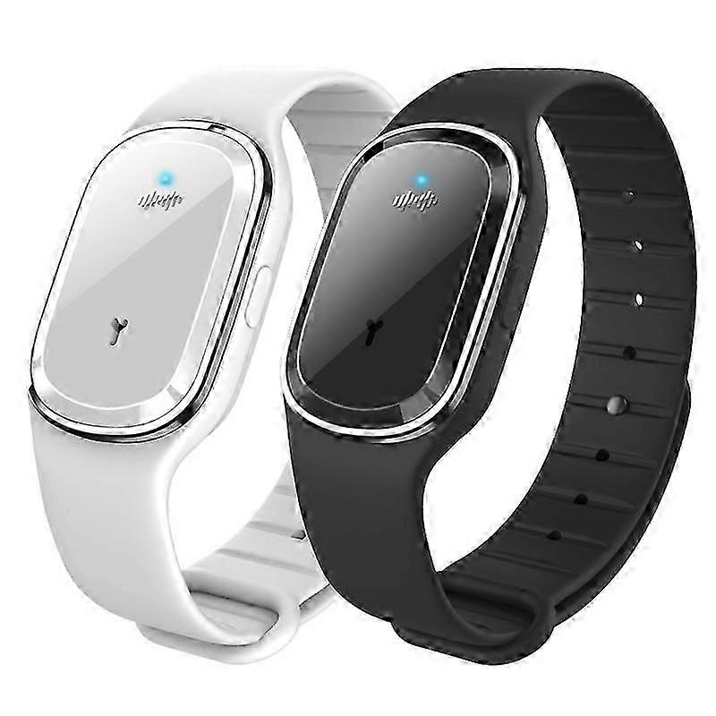Ultrasonic Mosquito Repeller Bracelet with Time Display Watch