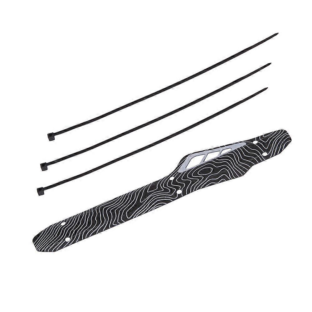 Bicycle Chain Protector PP Material, Chain Stay Protection Cover, 2 Pack, Frame Guard Pad With Three Straps