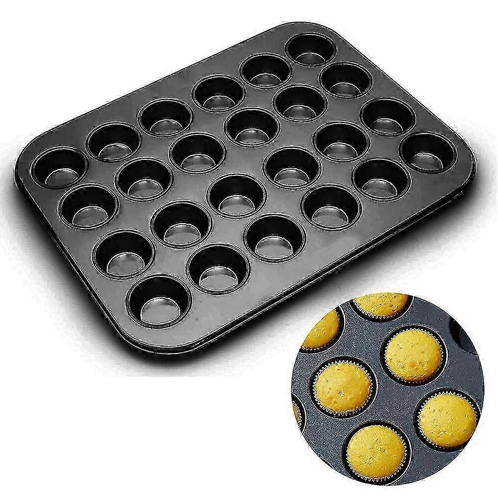 24 Cups Muffin Pan, Bakeware Non-stick Cupcake Baking Pan Heavy Duty