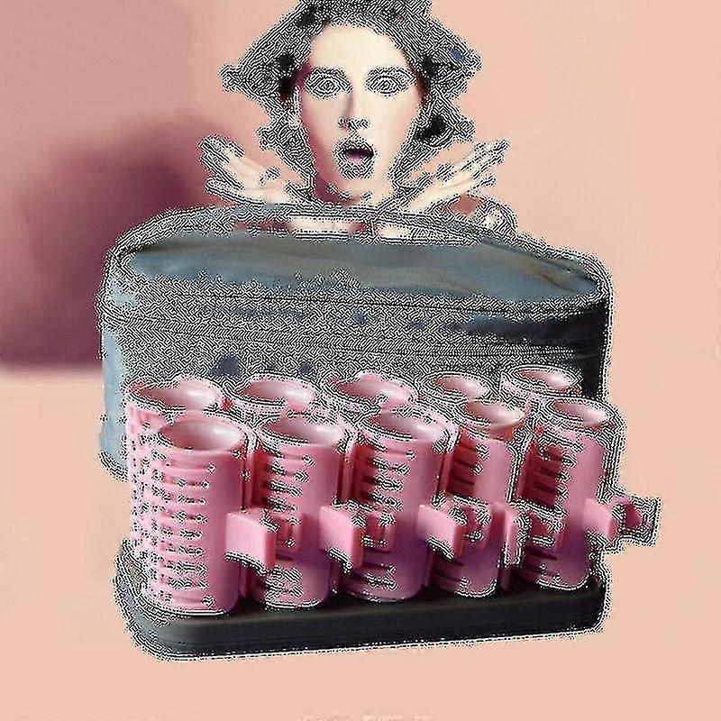 Elektrické vyhřívané natáčky na vlasy Set 10ks Keramický termostat pro styling suchých i mokrých vlasů