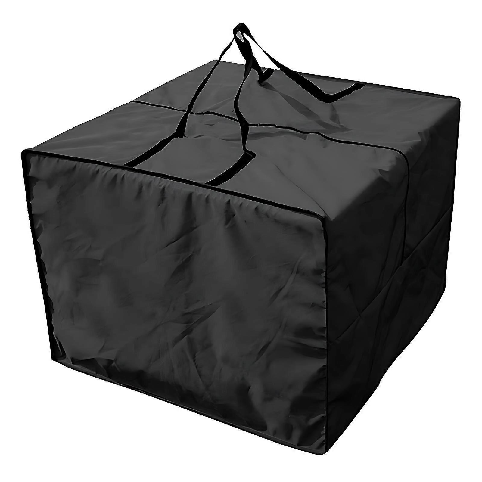 Extra Large Square Protective Storage Bag with Zipper and Carry Handle Durable Waterproof Dustproof Heavy Duty 210D Oxford Cloth Home Storage Box for