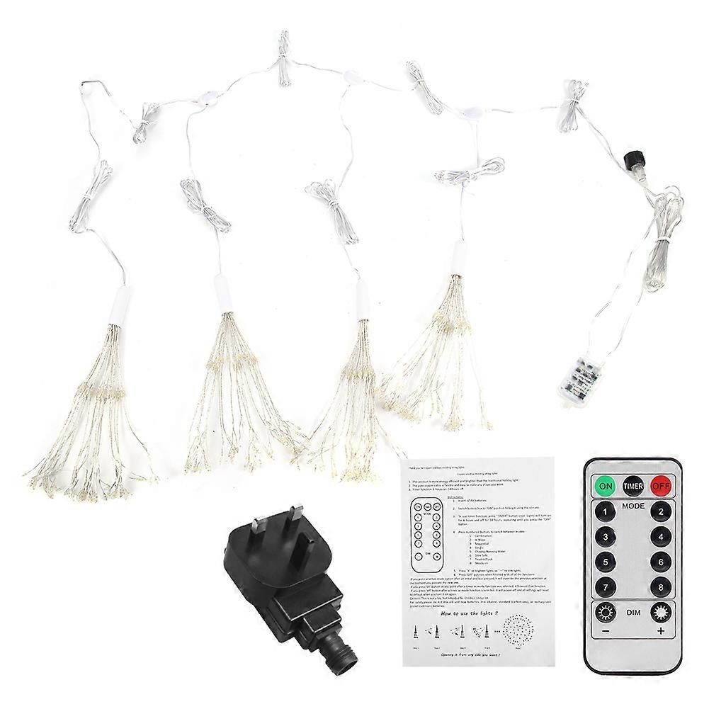 LED Pendant Light Waterproof Ceiling Lamp with Remote Control UK Plug 240V