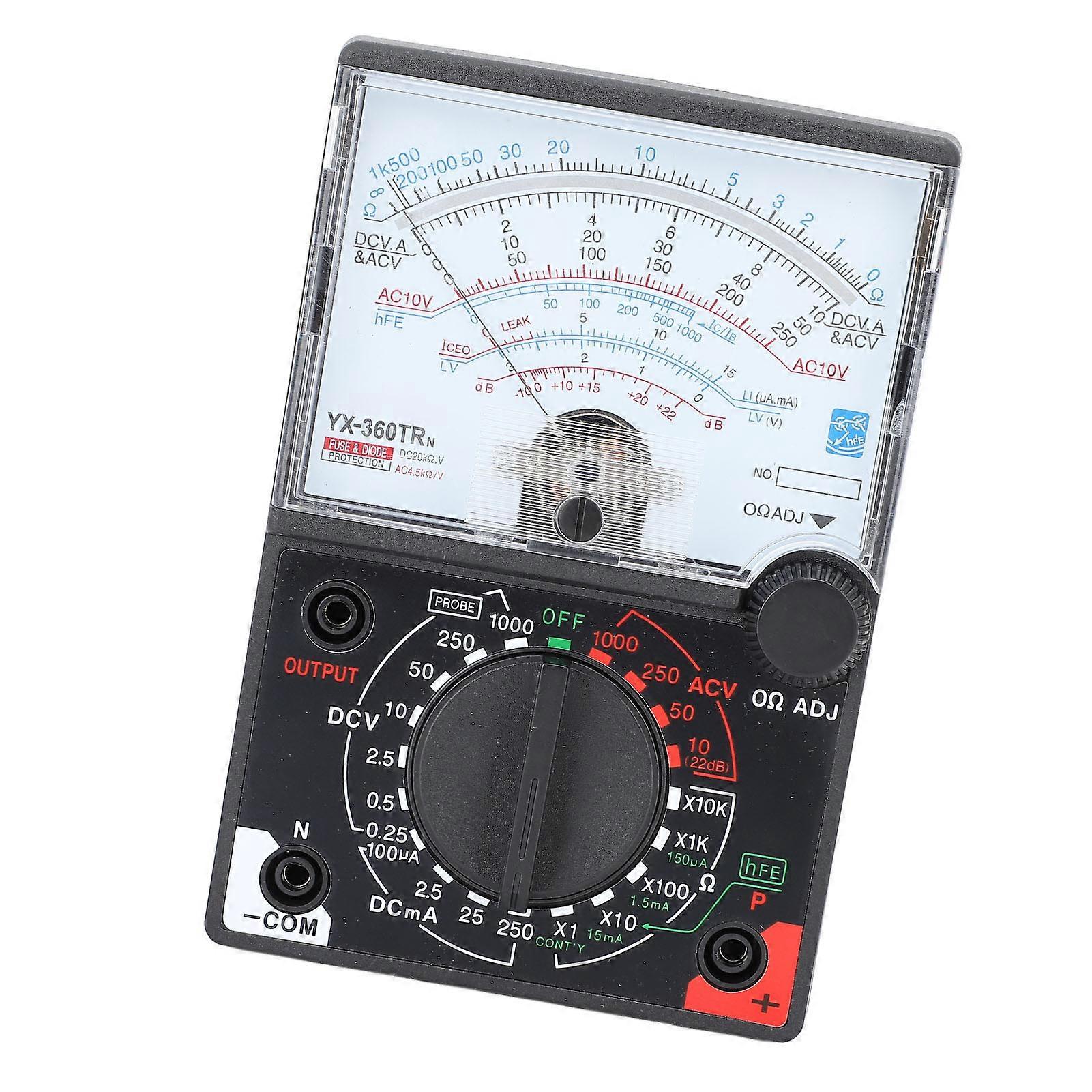 YX 360TRn Pointer Type Multimeter High Accuracy Industry Analog Multimeter for Electrical Repair 