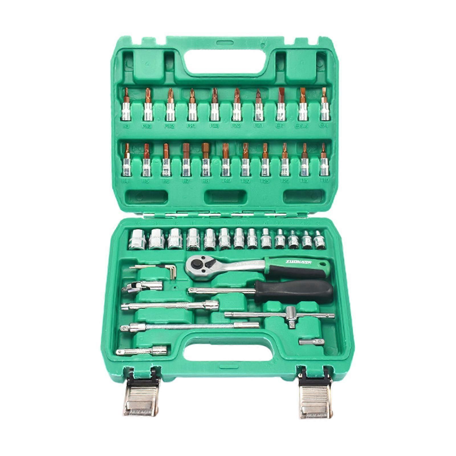 Mechanic Tool Set Repair Hand Tool Storage Case Drive Socket Set Combination