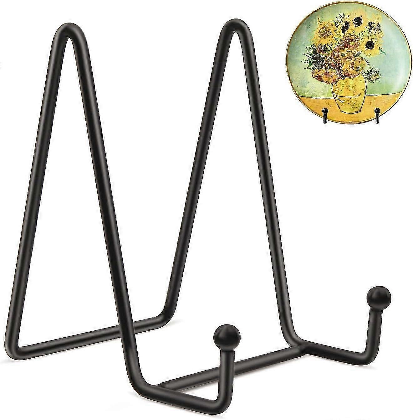 4 Display Board Stand - Black Iron Easel for Photos and Artչʾ