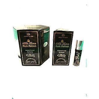 Pakke med 6 Musk Parfyme Al Rehab Musk Makkah 6ml 100% olje
