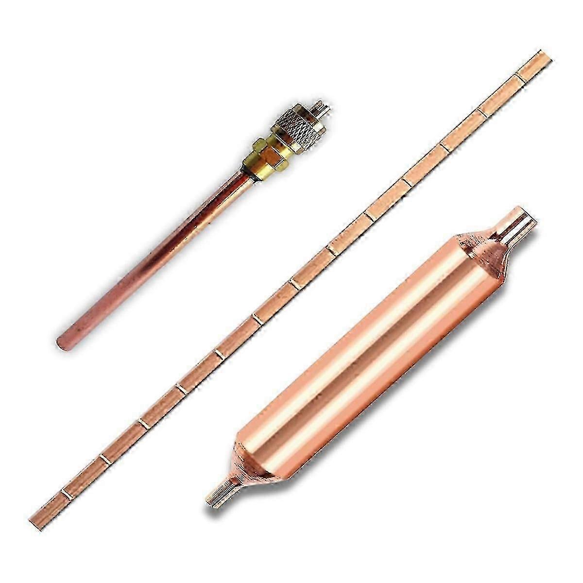 Refrigerator filter dryer with access service valve