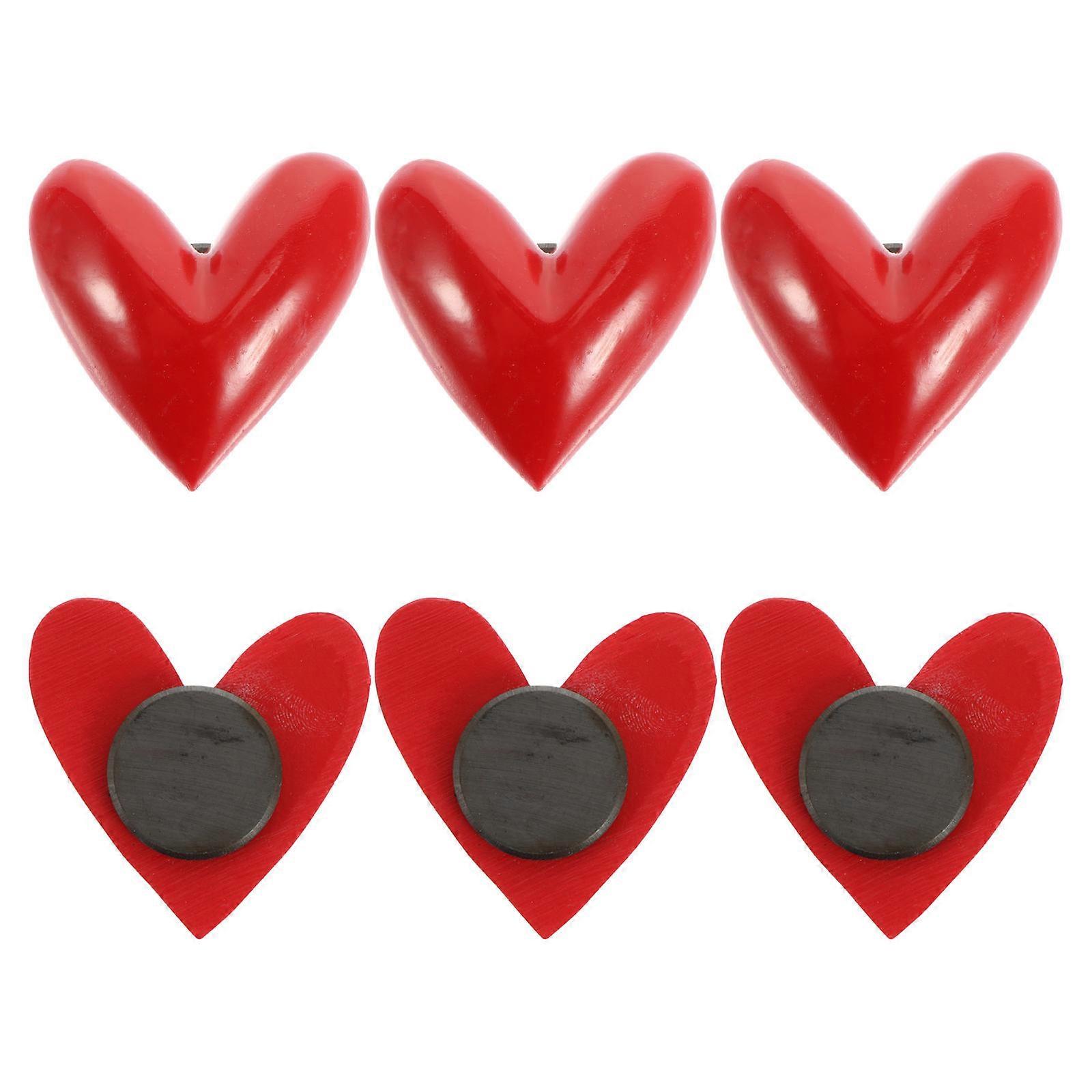 Stylish Heart-shaped Fridge Magnets, Unique Design for Home Decoration