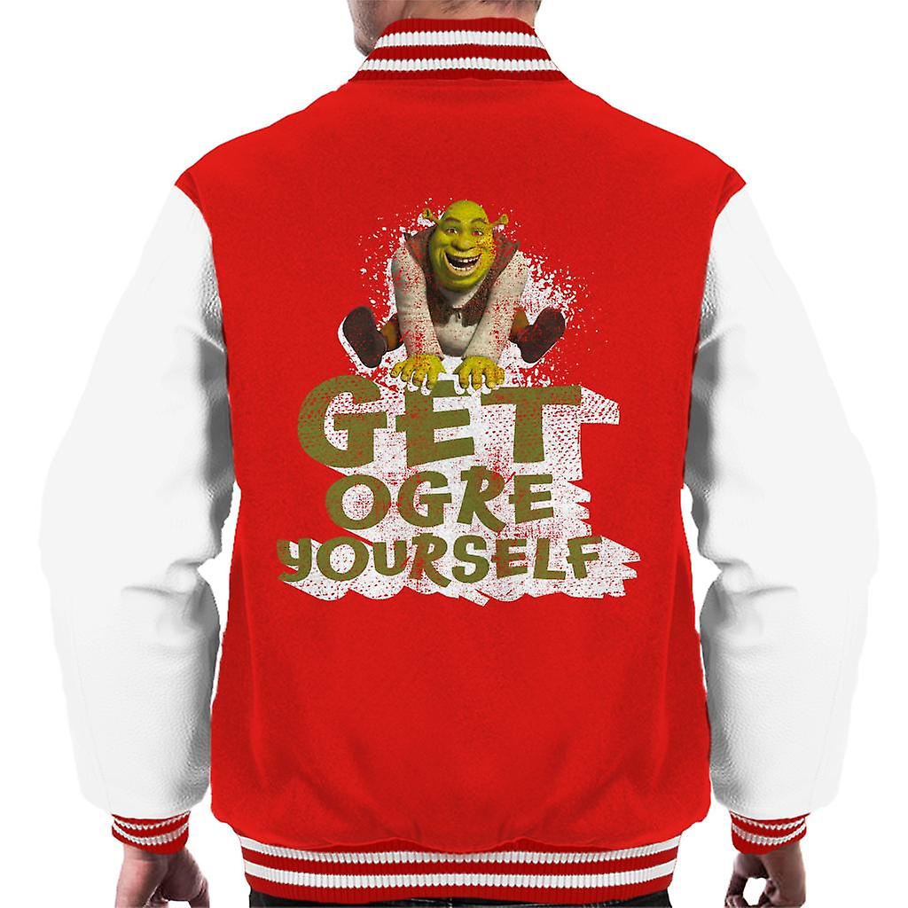 Shrek Get Ogre Yourself Men's Varsity Jacket