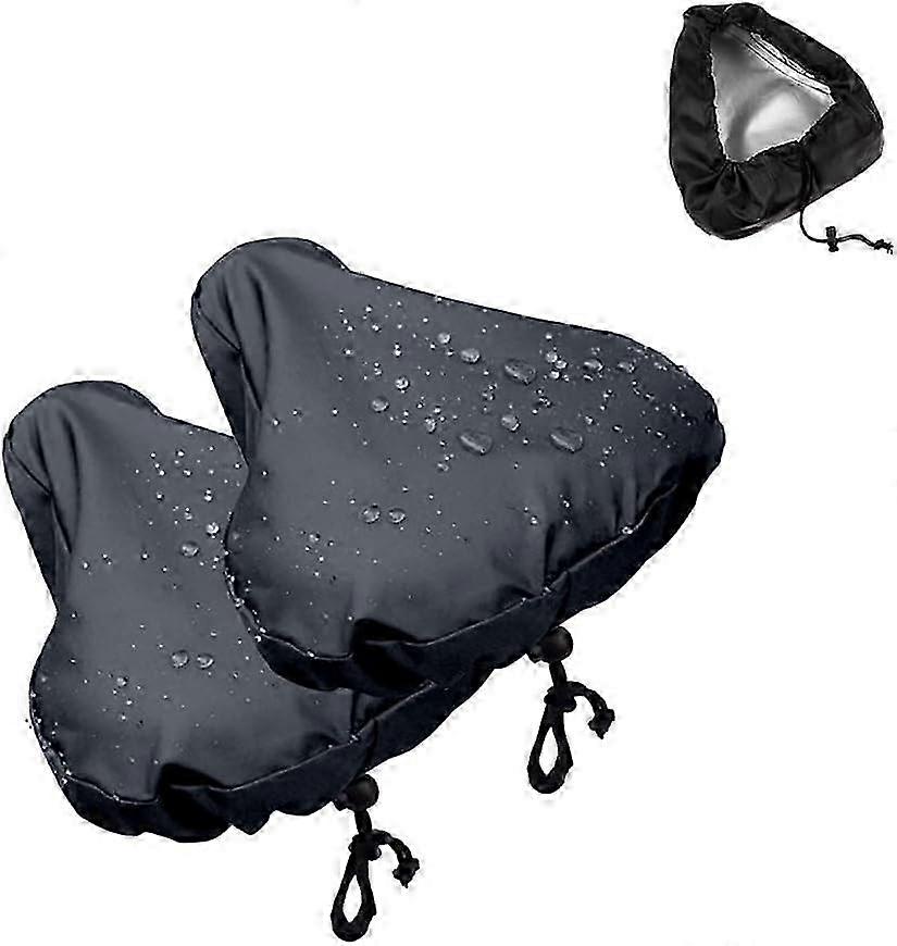 Waterproof Bicycle Seat Cover for Indoor and Outdoor Use, Dust and Rain Protector with Drawstring