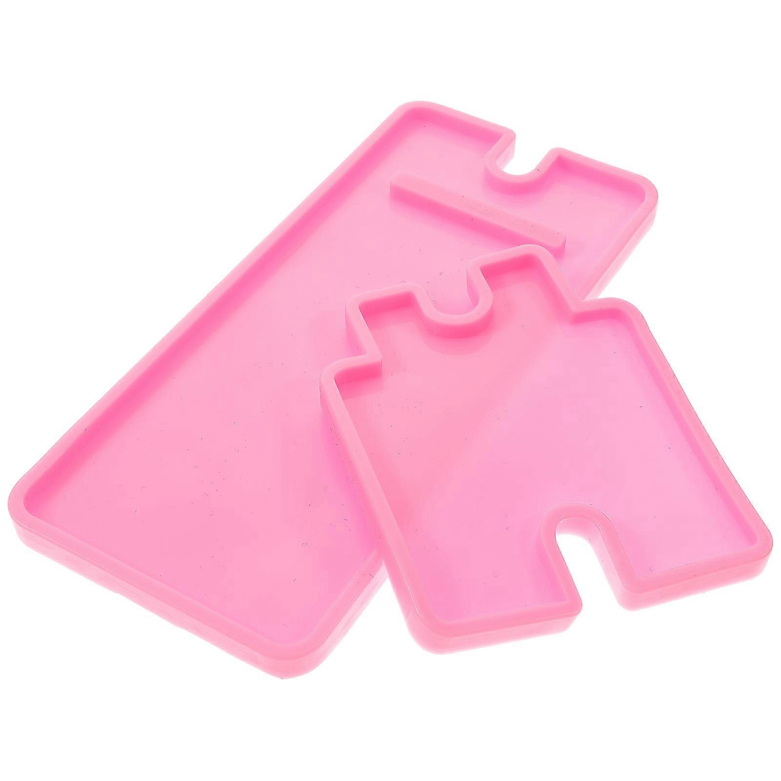 Epoxy Resin Moulds Silicone Cellphone Bracket Diy Casting Tool Rectangular Diy Craft Making 1Set