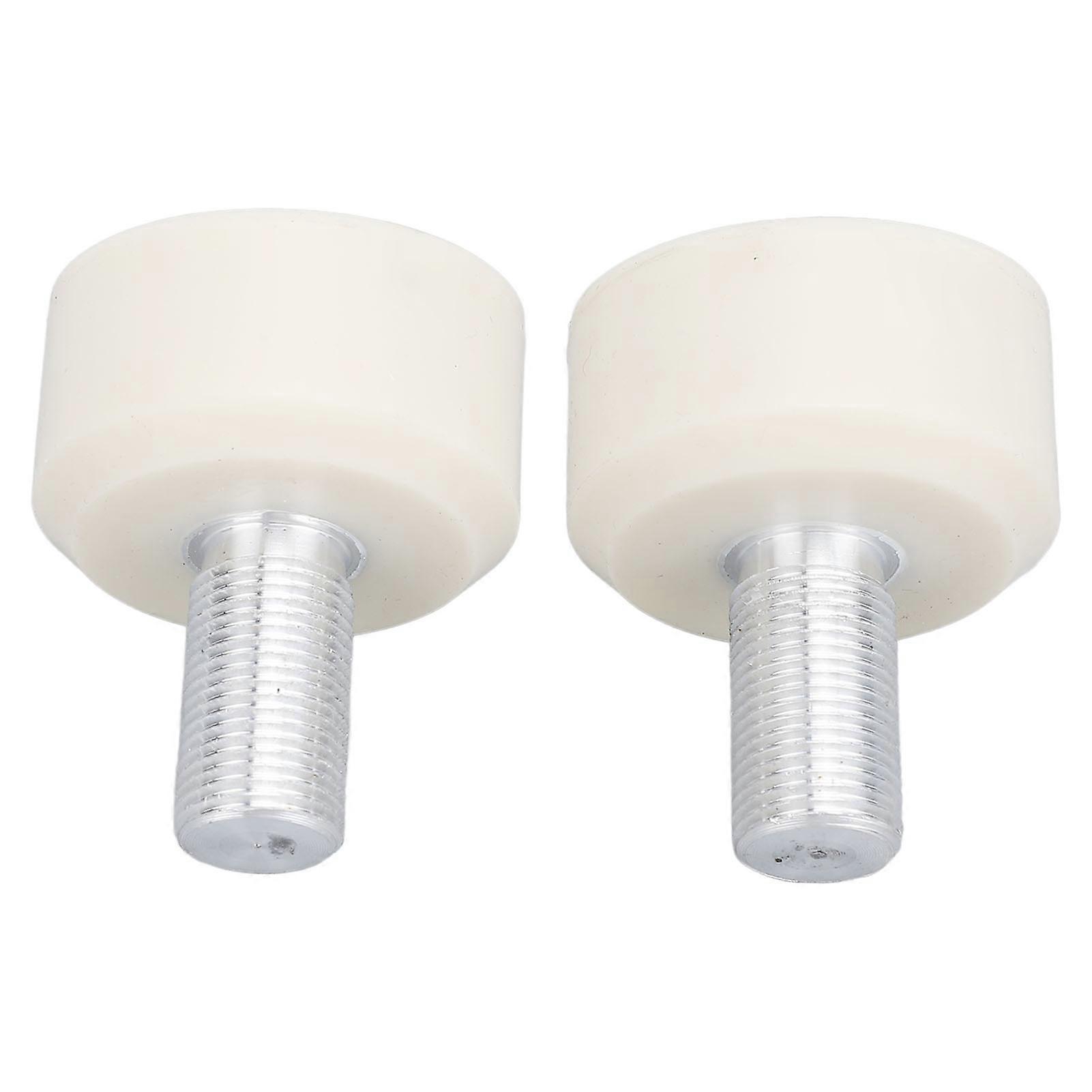 2pcs Rubber Skate Toe Stoppers 4.5x6.2cm Easy Install Good Grip