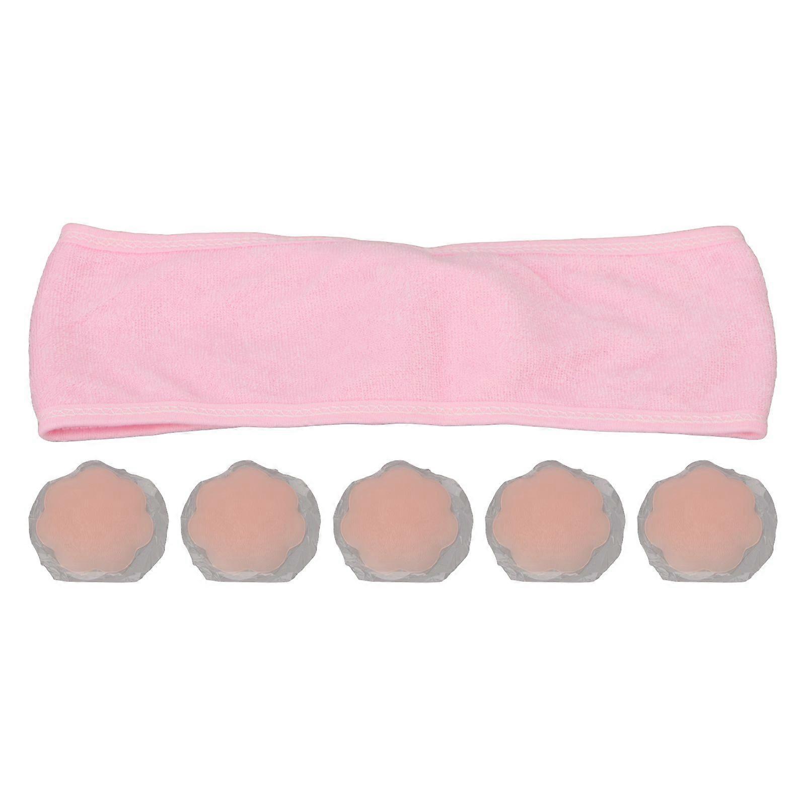 2025 Latest Model Eyelash Extension Pad Set 5pcs Silicone Adhesive Pallet Prof...