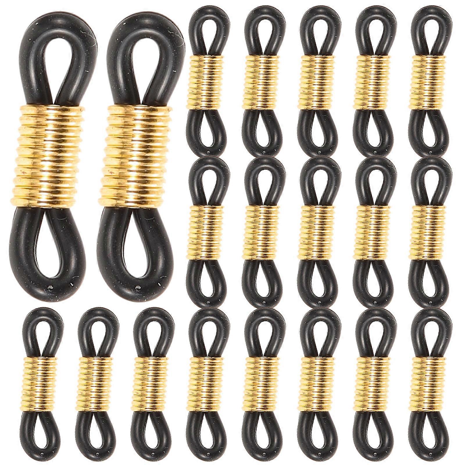 Eyeglass Chain Holders Glasses Accessories Silicone Round Shape 50Pcs