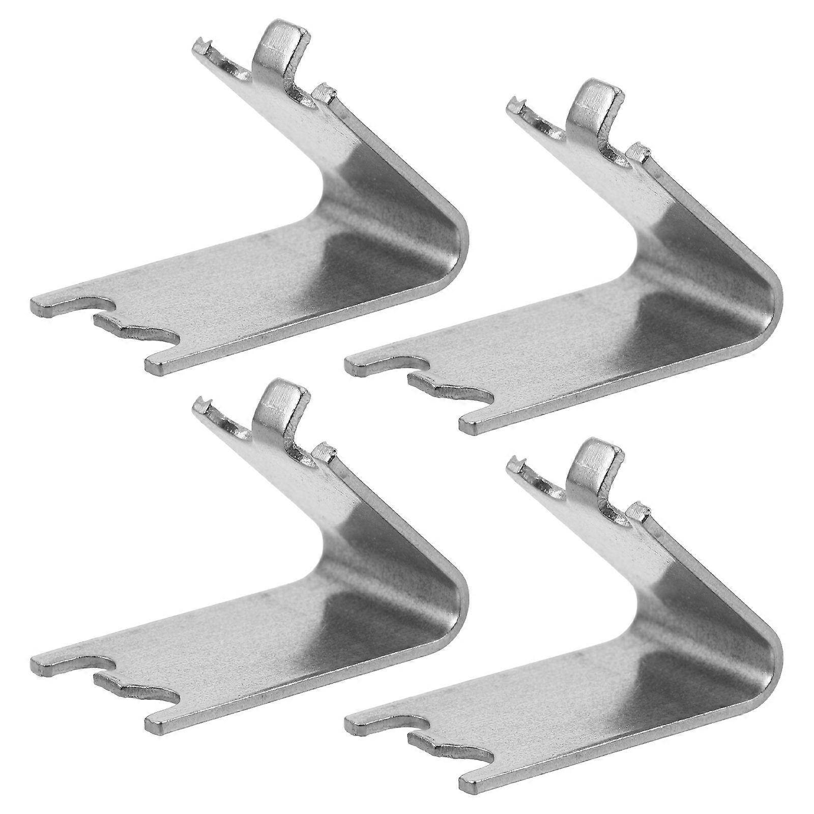 4pcs Durable Freezer Shelf Clips & Fridge Support Brackets for Stable Refrigerator Shelving – Easy Installation, Versatile Hooks for
