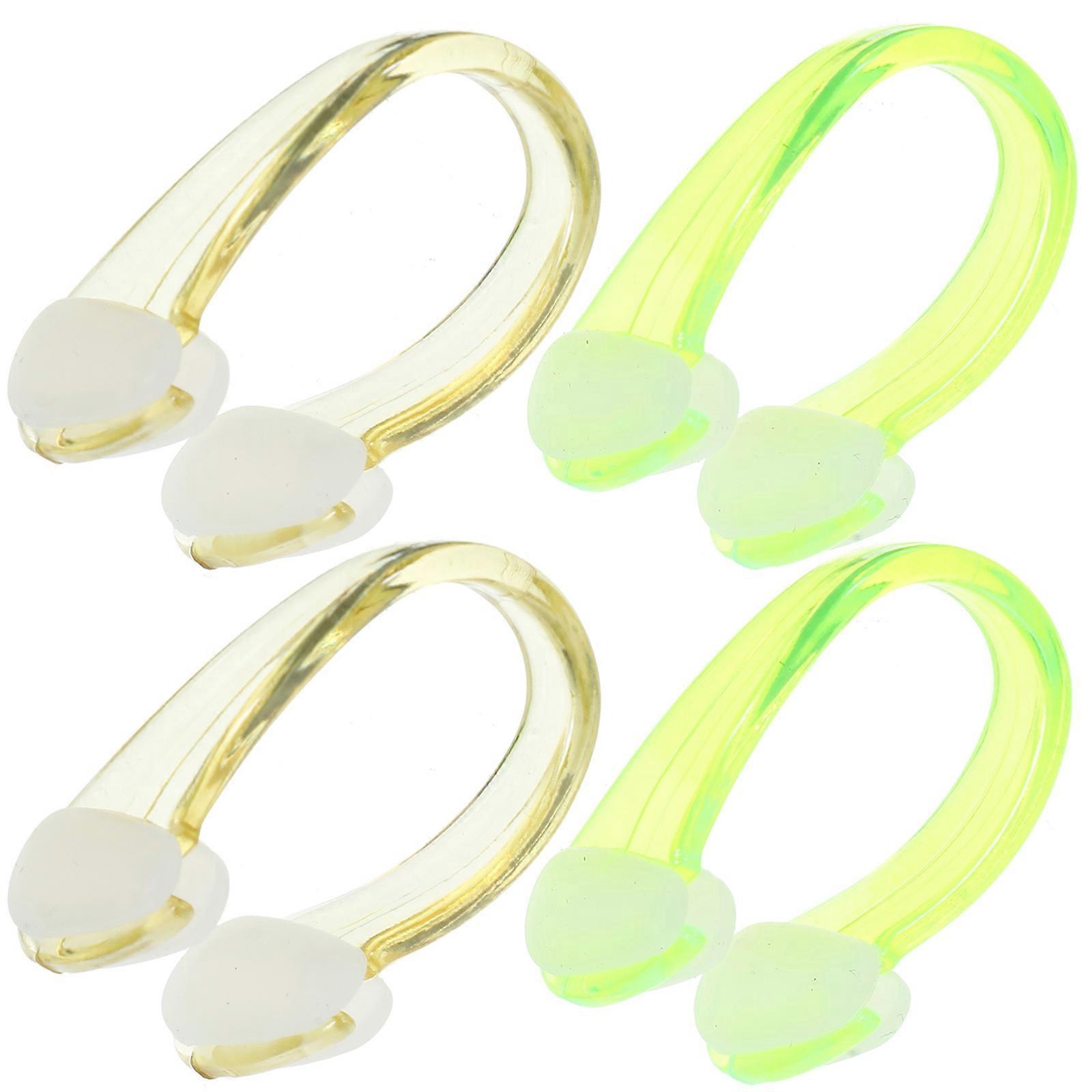 Silicone Nose Clips for Adults Comfortable, Non Slip Swim Nose Plugs, Durable and Skin Friendly Material for Pool Use