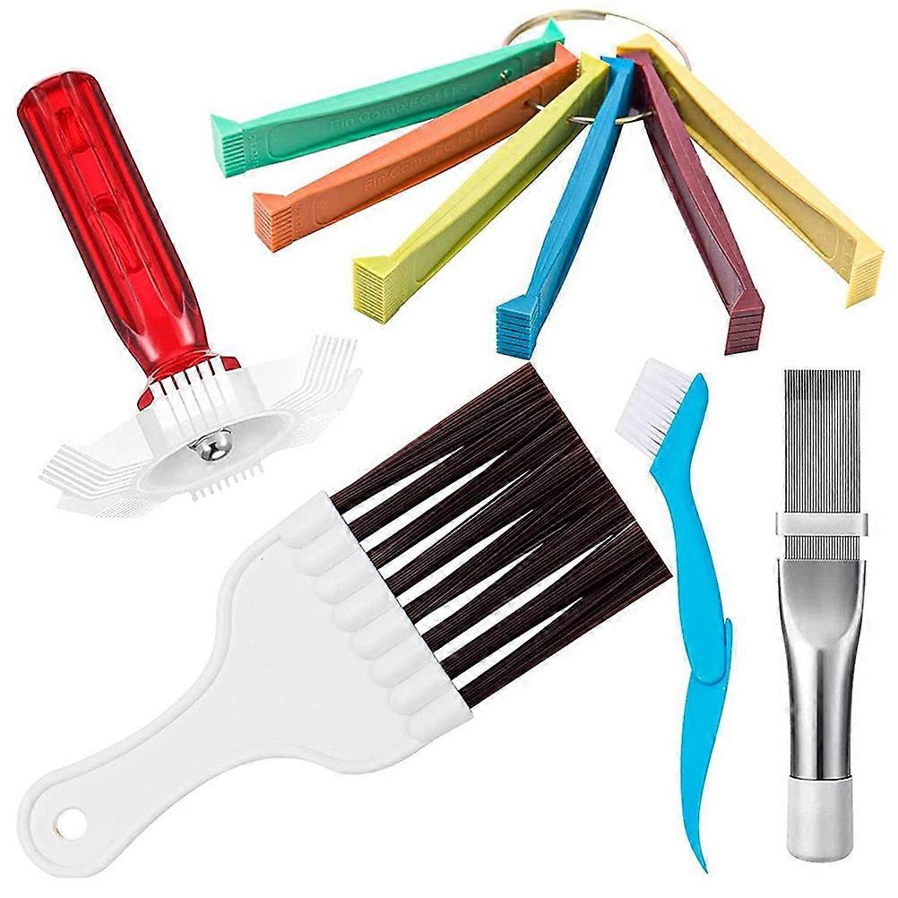 Tools For Air Conditioners Fin Combs Condenser Cleaning Dust Removal Plastic 1Set