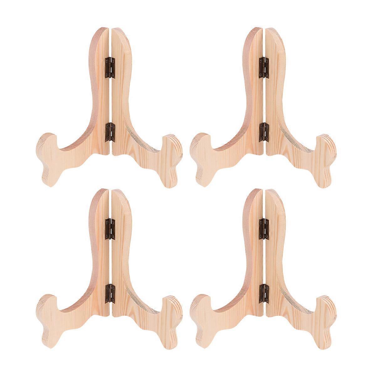 Easel Display Stand Tea Biscuit Dish Holder Elegant Style 4Pcs