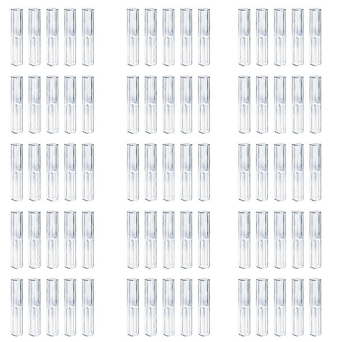 25Pcs Clear Pencil Case, Reusable Pen Gift Box Empty Plastic Pen Box