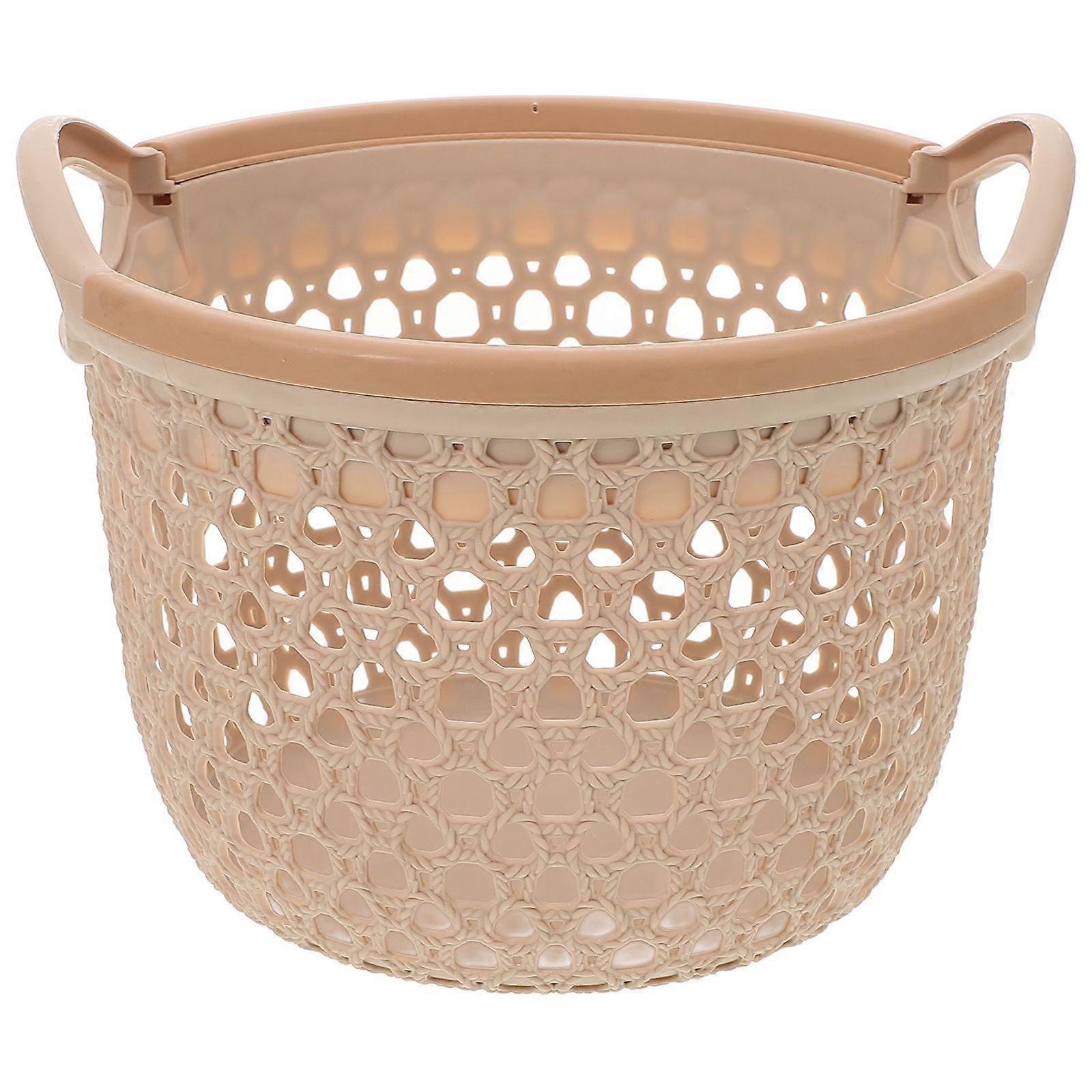 Woven Basket Multi-use Storage Basket Large Capacity Basket Tabletop Sundries Organizer