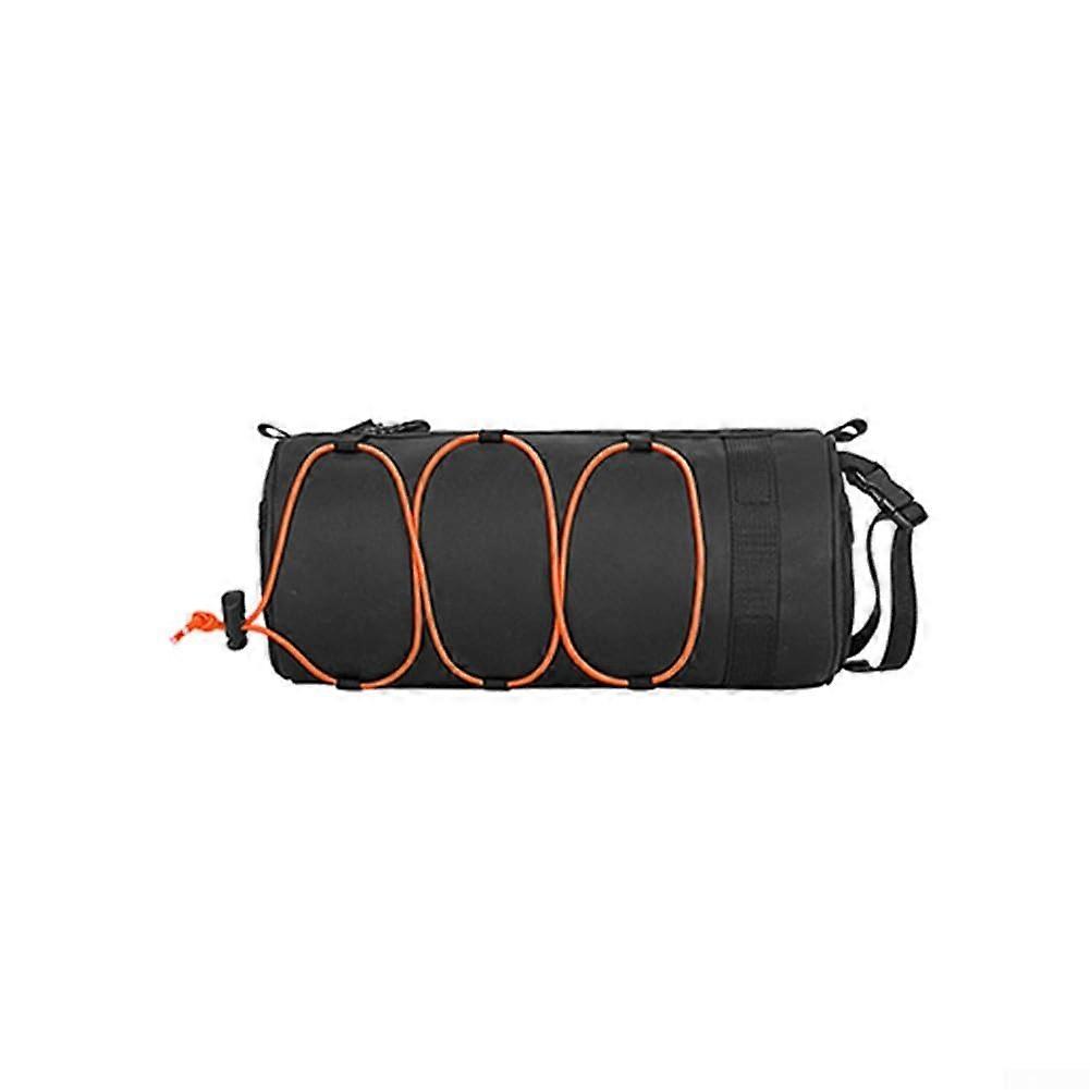 Multifunctional Waterproof Bike Front Bag with Secure Straps for Easy Access to Essentials - Orange Cycling Saddle Pouch