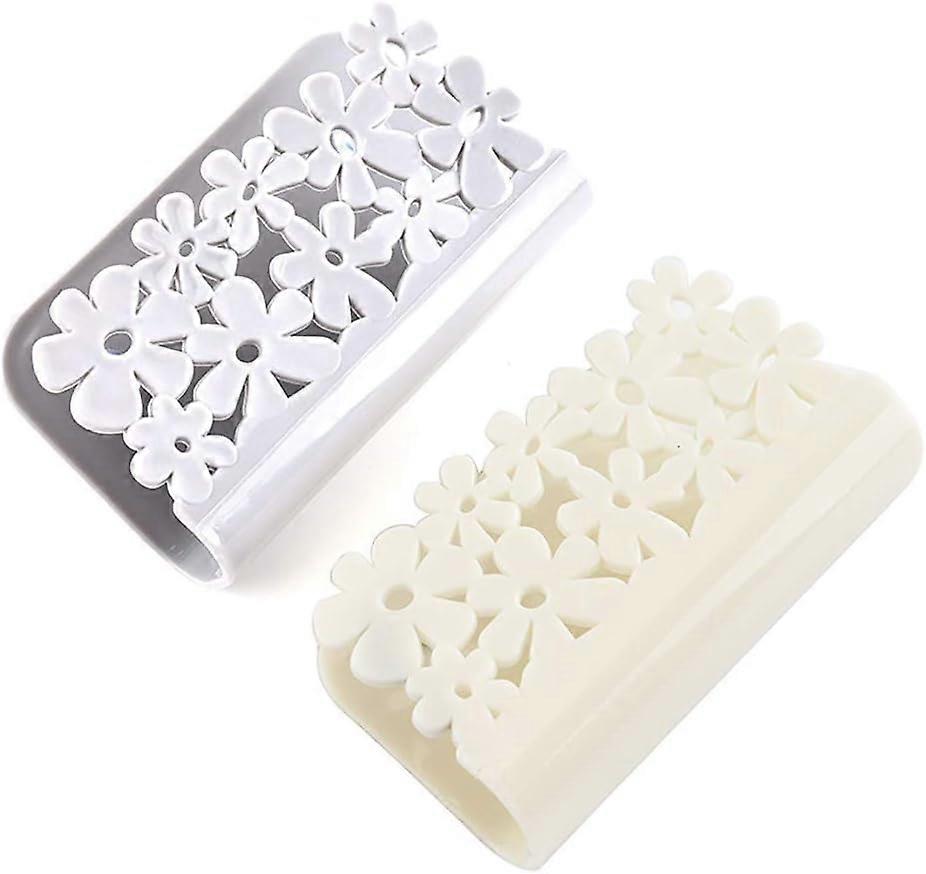 2 Pack Adhesive Dish Sponge Holder Kitchen Rags Storage Rack